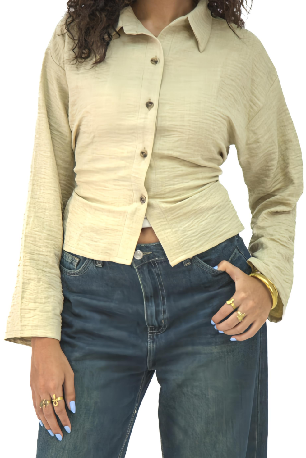 crinkled shirt